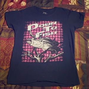 Down to fish t shirt